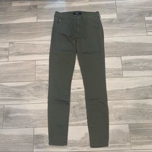 Aero Jegging Size 0 (Gray/Green)